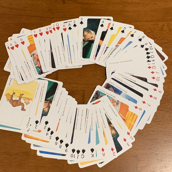 Camel Casino Set with Deck of Cards and 25 Poker Chips - Picture 2 of 11